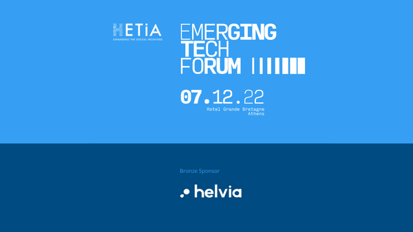 Helvia sponsored the Emerging Tech Forum 2022 by HETiA